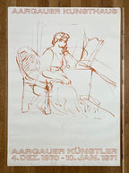 Eduard Spörri  original art poster - 35.6"×50.4" (90.5×128cm)
