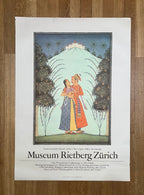 Museum Rietberg Zürich Original-Kunstplakat, gebraucht - 90,5×128cm (35.6"×50.4")