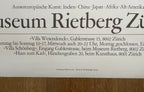 Museum Rietberg Zürich Original-Kunstplakat, gebraucht - 90,5×128cm (35.6"×50.4")