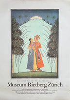 Museum Rietberg Zürich Original-Kunstplakat, gebraucht - 90,5×128cm (35.6"×50.4")