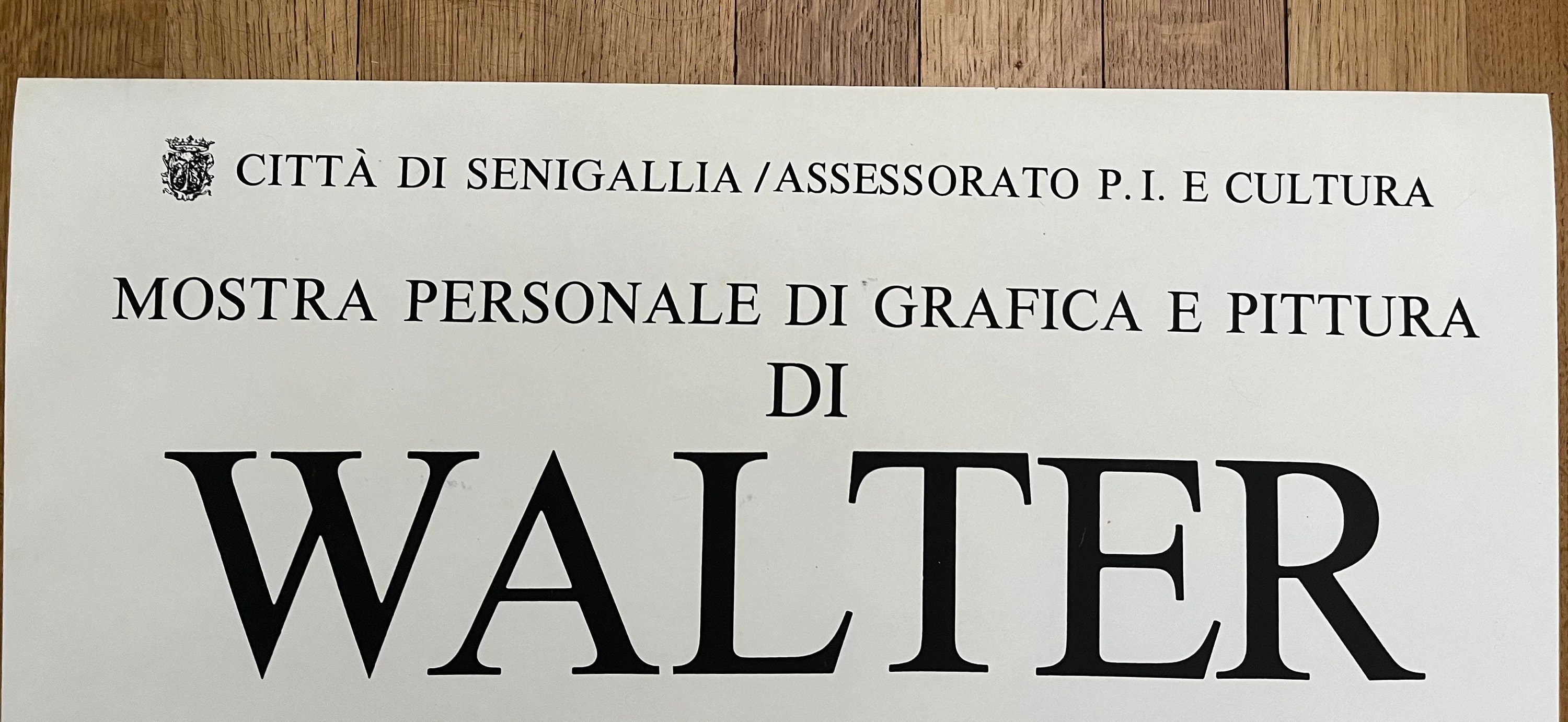 Walter Bastari Original-Kunstplakat – 70×100cm