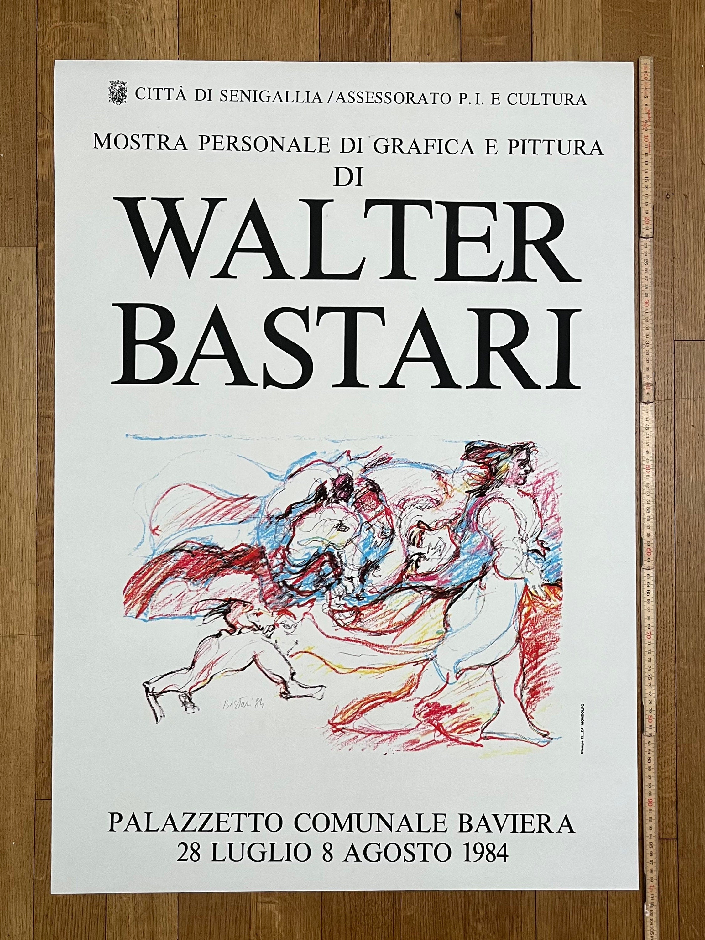 Walter Bastari Original-Kunstplakat – 70×100cm