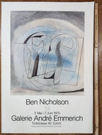 Ben Nicholson art exhibition poster - 17.7"×25.2" (45×64cm)