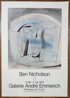 Ben Nicholson art exhibition poster - 17.7"×25.2" (45×64cm)