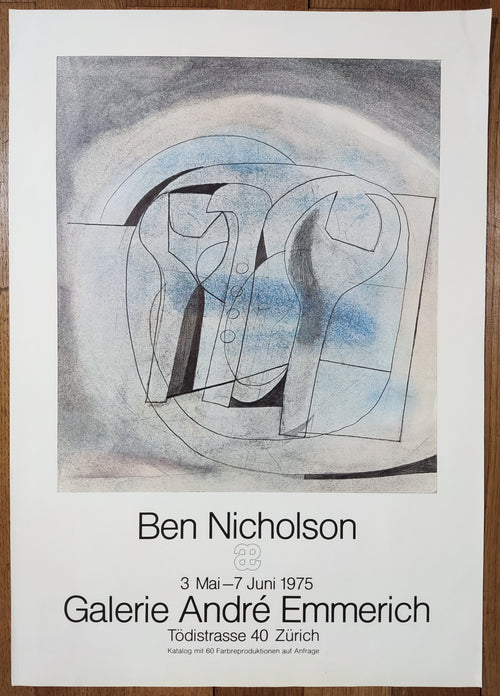 Ben Nicholson art exhibition poster - 17.7"×25.2" (45×64cm)