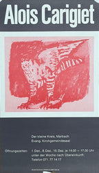 Alois Carigiet original art poster - 12.6"×21.9" (32×55.5cm)