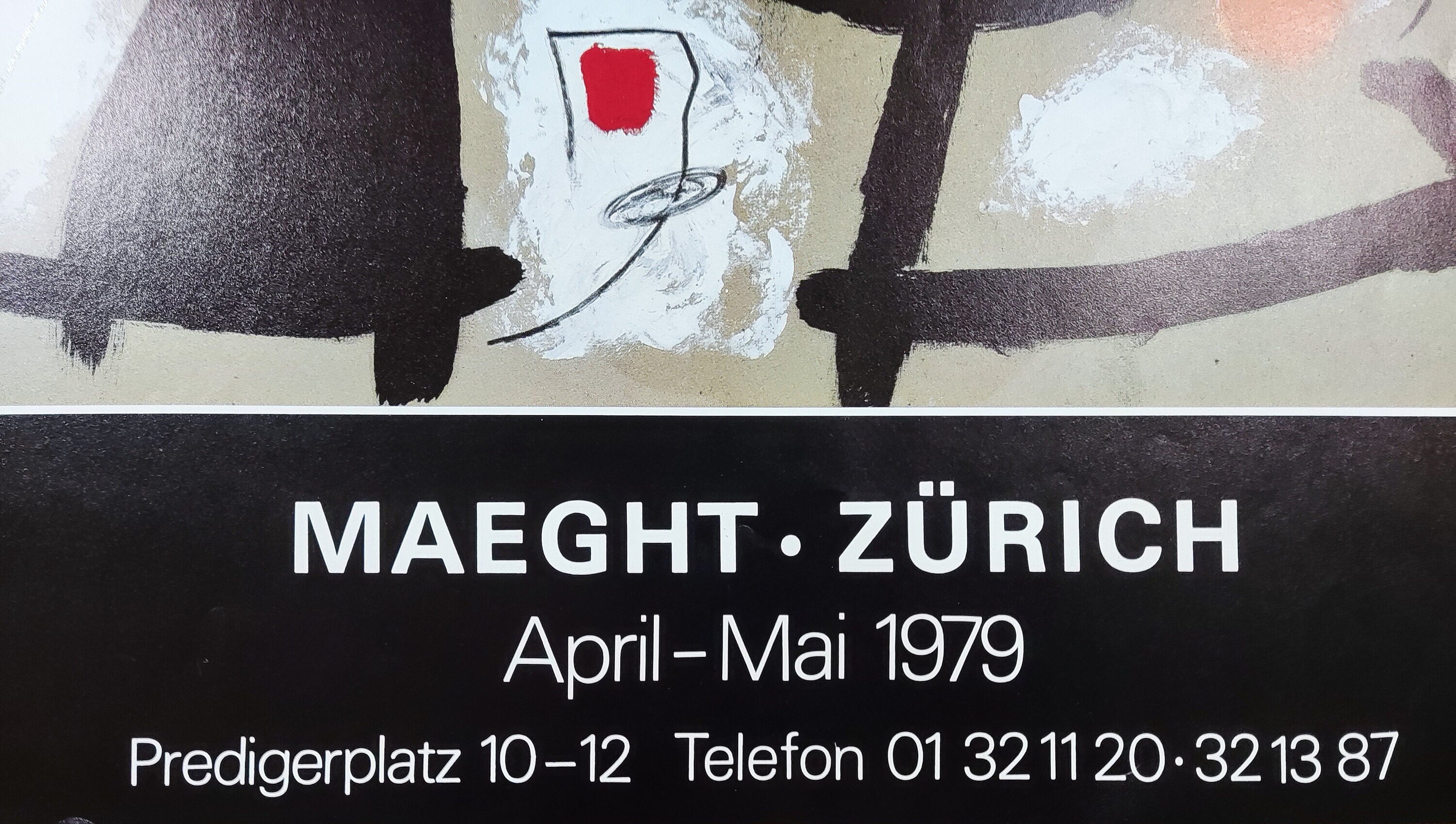 Joan Miró Original-Kunstplakat – 17.5"×31.5" (44.5×80cm)