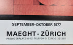 Pol Bury Original-Kunstausstellungsplakat – 39,3×75cm