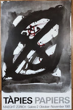 Antoni Tàpies art poster - 19.3"×29.7" (49×75.5cm)