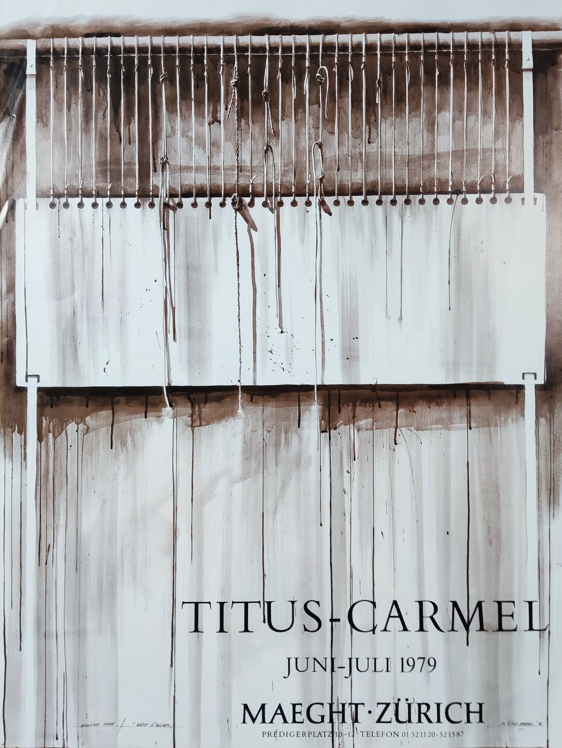 Gérard Titus-Carmel art poster - 21.5"×28.5" (54.5×72.3cm)