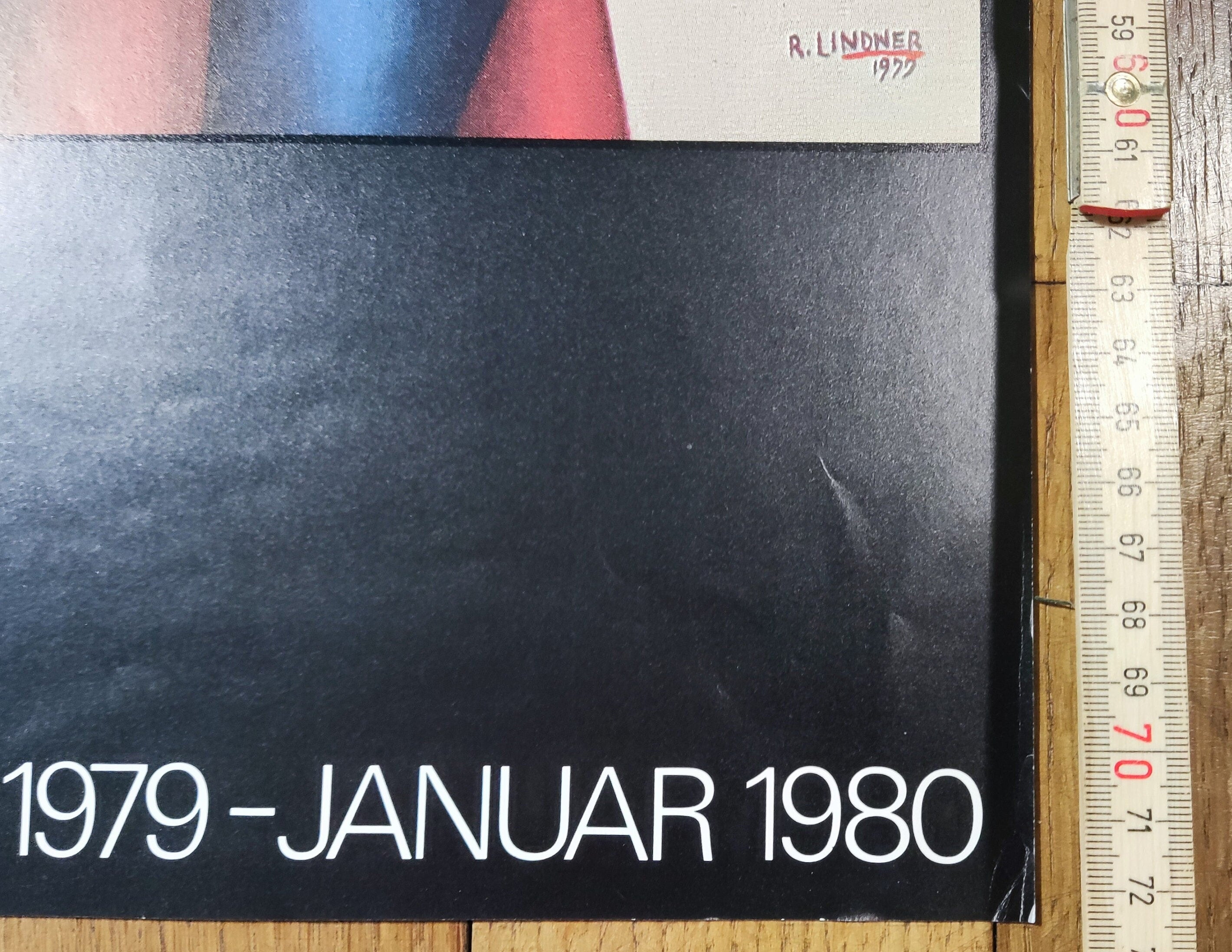 Estampe originale de Richard Lindner - 42,5 × 73 cm (16,7"×28,7")