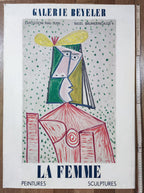 Pablo Picasso Original-Kunstdruckplakat gebraucht – 55,5×78 cm