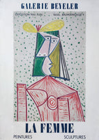 Pablo Picasso Original-Kunstdruckplakat gebraucht – 55,5×78 cm