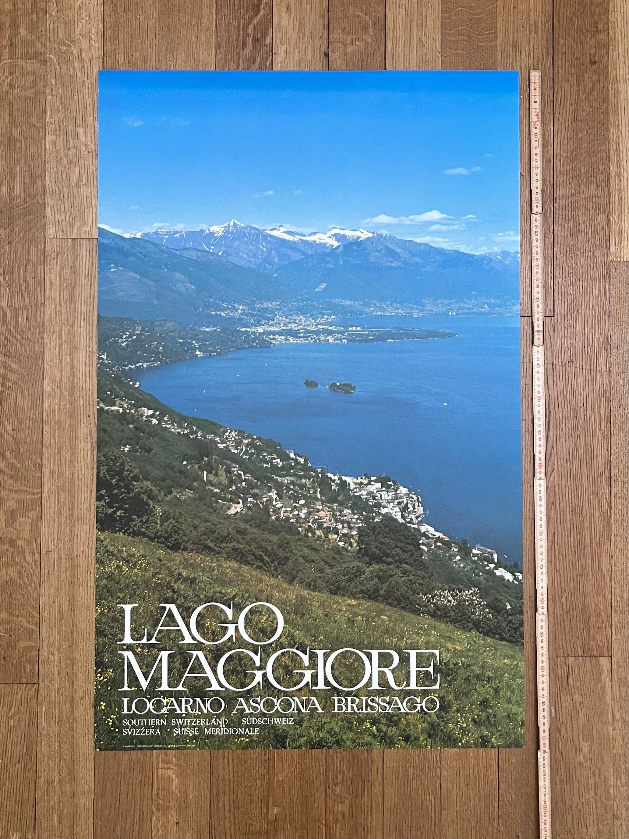 Lago Maggiore - Locarno Ascona Brissago Kunstposter - 64×102cm (25.2"×40.2")