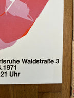 Hap Grieshaber Kunstposter – 21.3"×30.3" (54×77cm)