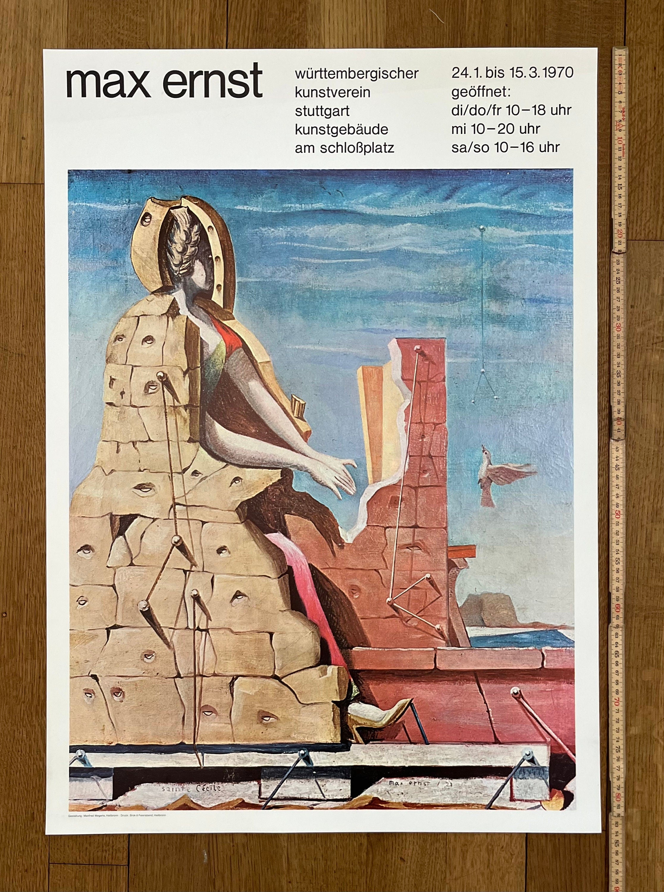 Max Ernst Kunstposter – 59.5×84cm (23.4"×33.1")