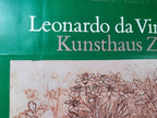 Leonardo da Vinci Ausstellungsplakat gefaltet – 35.6"×50.4" (90.5×128cm)