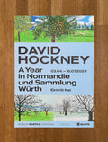David Hockney art exhibition poster - 23.4"×33.1" (59.5×84cm)