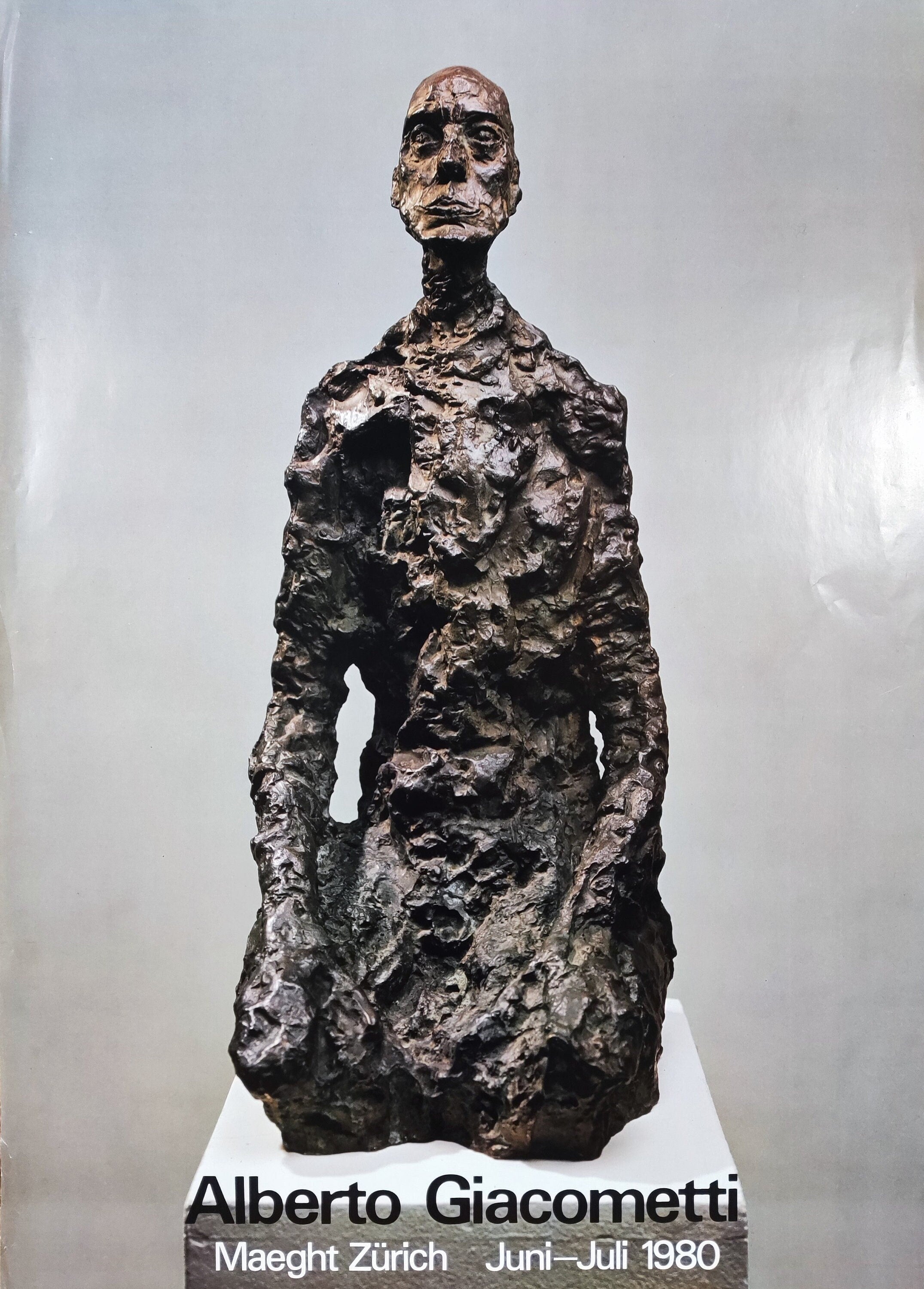 Alberto Giacometti art exhibition poster - 19.7"×27.6" (50×70cm)