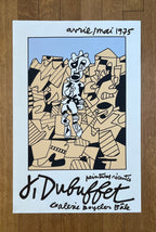 Dubuffet original art poster - 20.5"×30.9" (52×78.5cm)