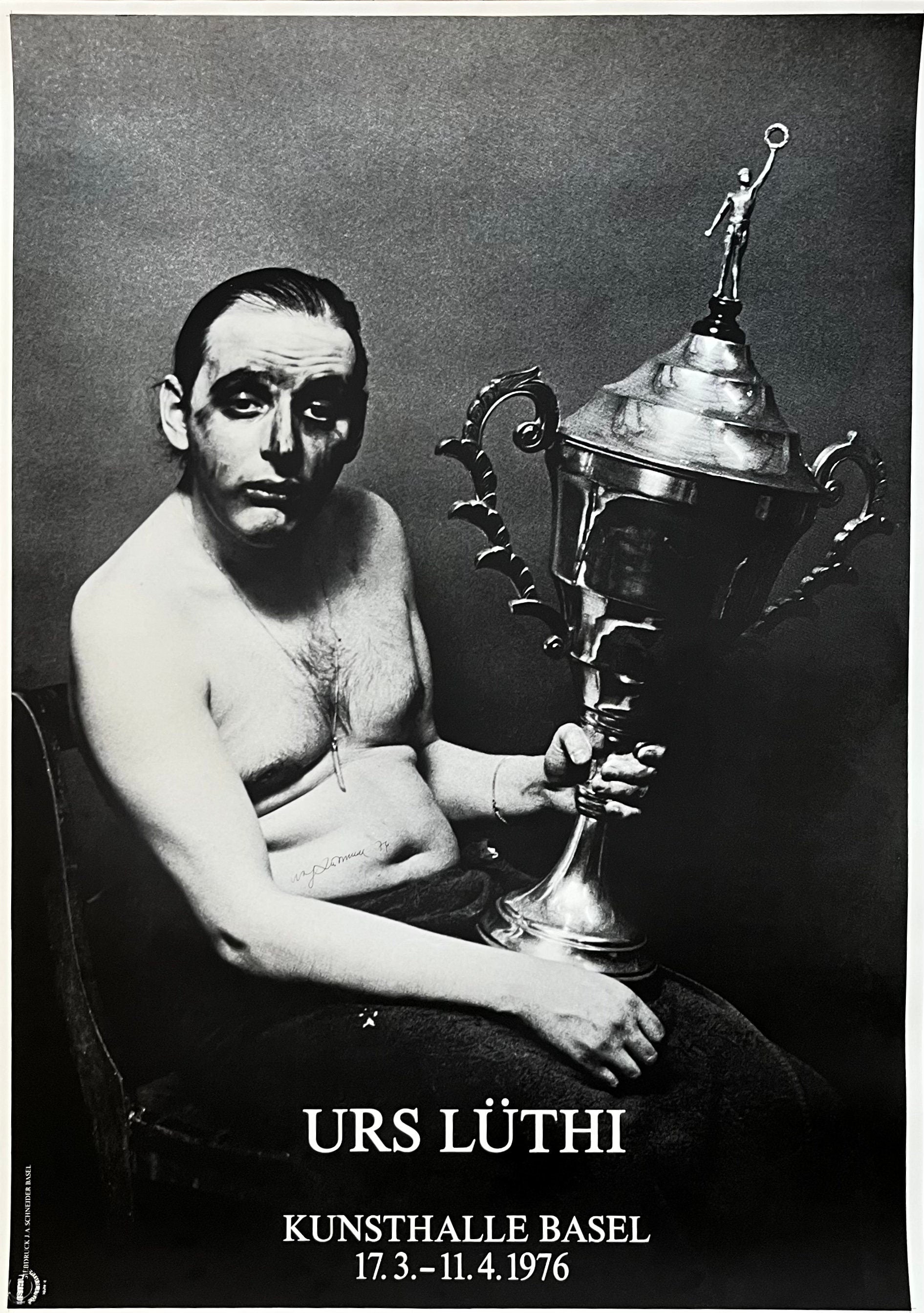 Urs Lüthi original art poster - 28.7"×40.2" (73×102cm)