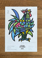 Celestio Piatti signed original poster - 11.8"×16.5" (30×42cm)