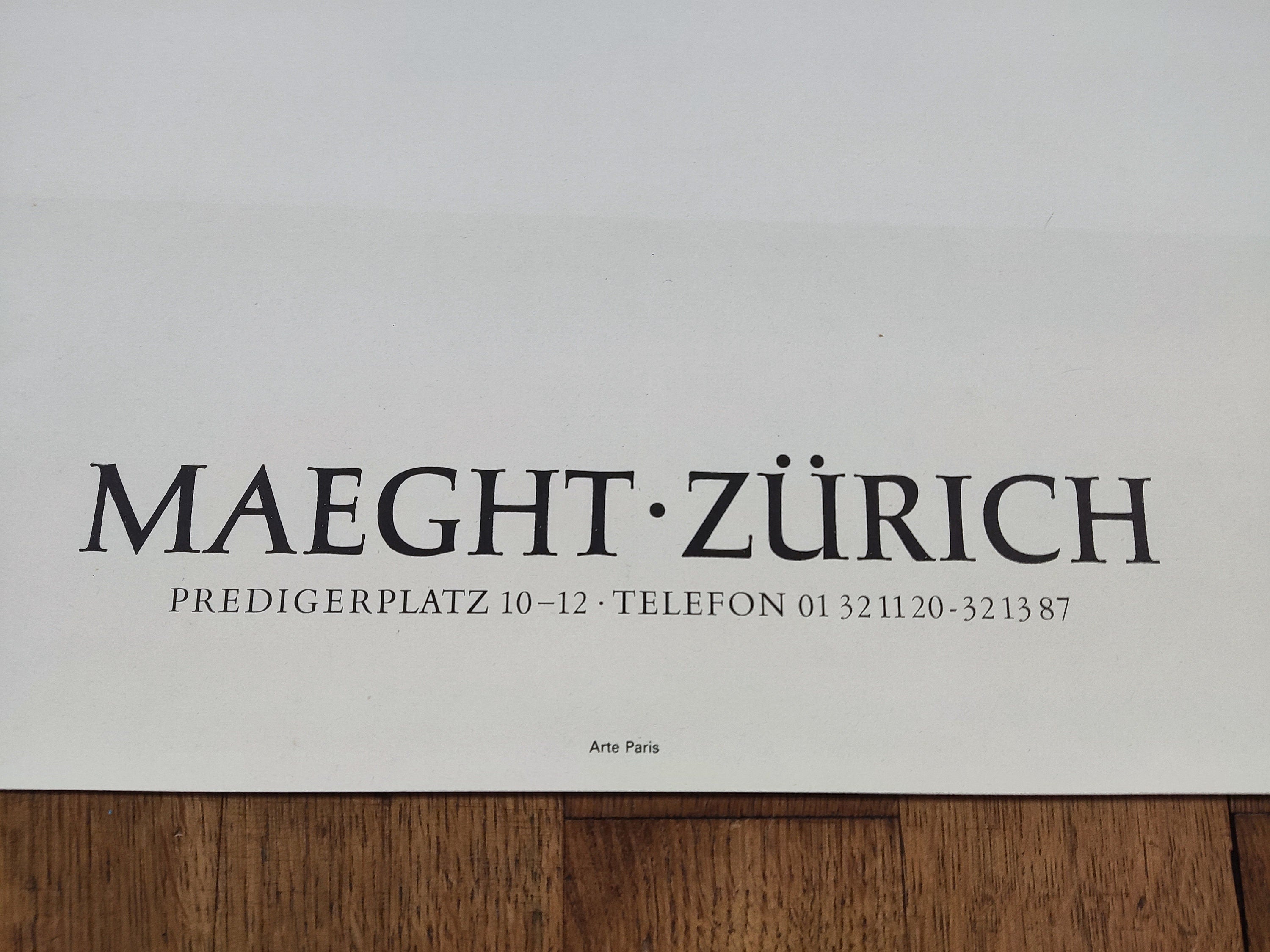 Pol Bury Ausstellungsplakat – 41,7 × 64,8 cm