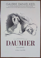 Honoré Daumier original art poster - 14.7"×20.8" (37.4×52.9cm)