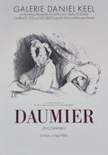 Honoré Daumier original art poster - 14.7"×20.8" (37.4×52.9cm)