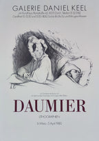 Honoré Daumier original art poster - 14.7"×20.8" (37.4×52.9cm)