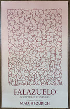 Pablo Palazuelo originales Kunstplakat - 42,4×67 cm