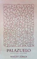 Pablo Palazuelo originales Kunstplakat - 42,4×67 cm