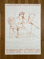 Eduard Spörri  original art poster - 35.6"×50.4" (90.5×128cm)