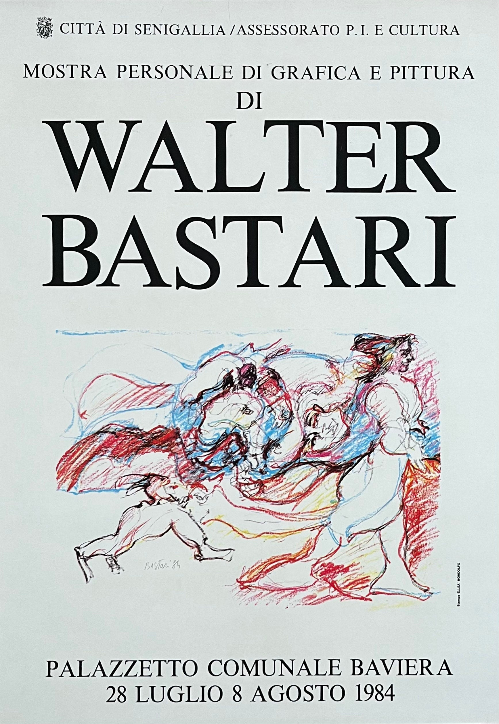 Walter Bastari Original-Kunstplakat – 70×100cm
