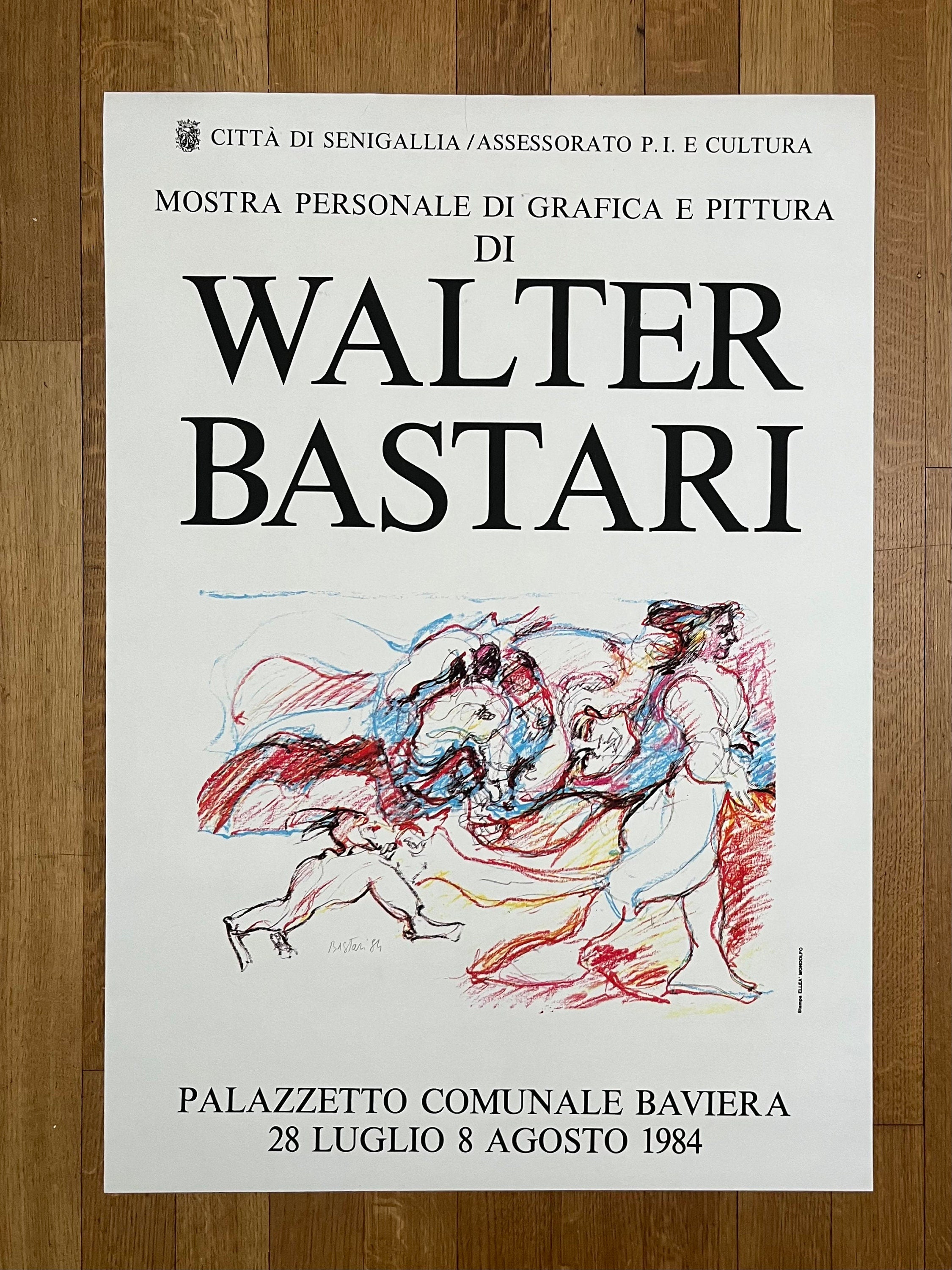Walter Bastari Original-Kunstplakat – 70×100cm
