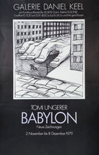 Tomi Ungerer original art poster - 14.8"×23.0" (37.5×58.5cm)