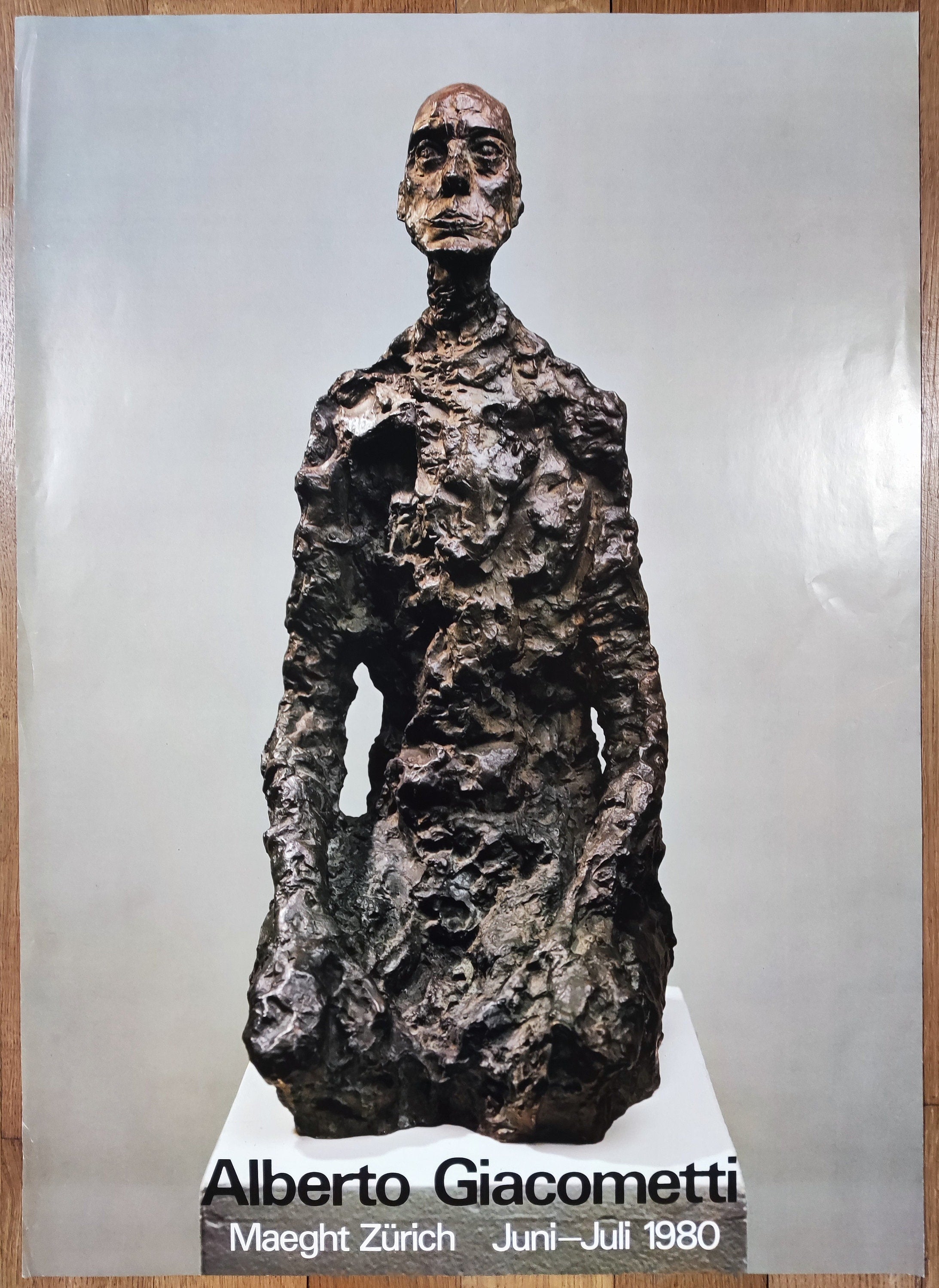 Alberto Giacometti art exhibition poster - 19.7"×27.6" (50×70cm)