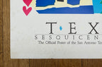Originalkunstplakat zum Texas-Sesquicentennial – 53,5 × 76 cm (21.1"×29.9")