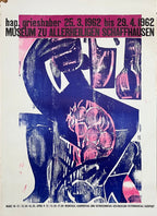 Hap Grieshaber Originalkunstplakat – 26.2"×36.0" (66.5×91.5cm)