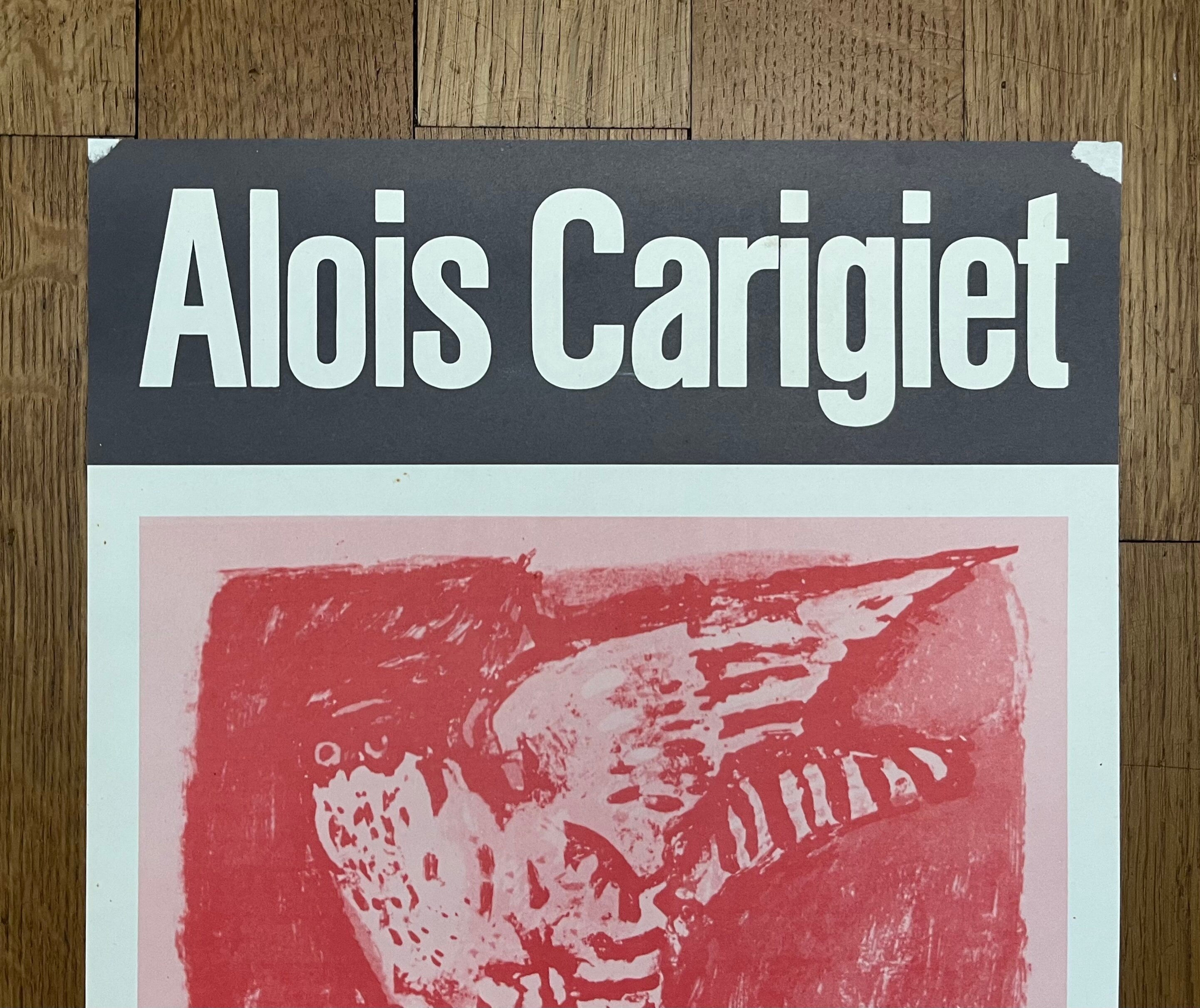 Alois Carigiet original art poster - 12.6"×21.9" (32×55.5cm)