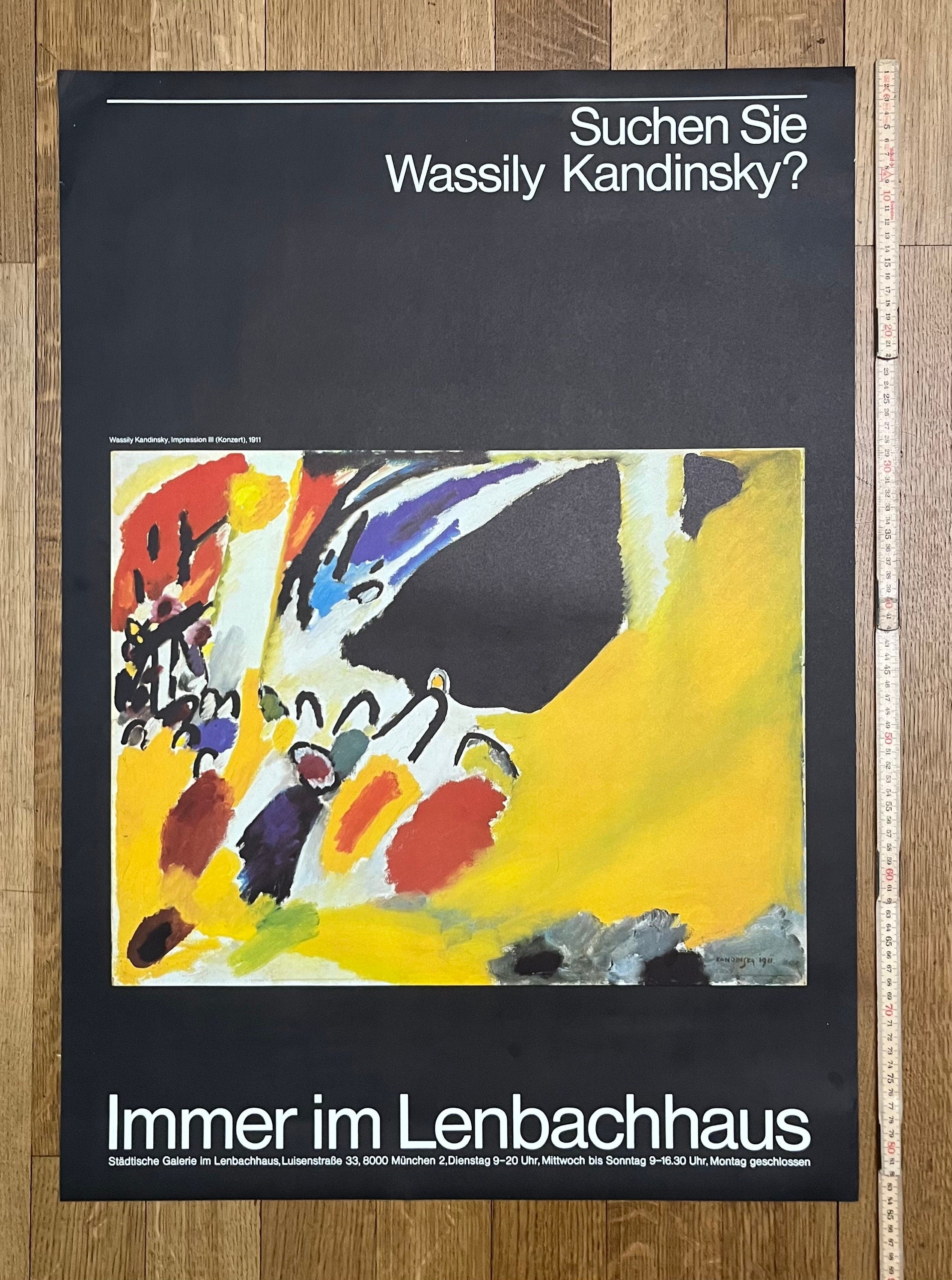 Wassily Kandinsky Original-Kunstposter - 23.2"×33.1" (59×84cm)
