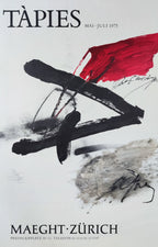 Antoni Tàpies art poster - 16.7"×25.6" (42.5×65cm) - 16.7"×25.6" (42.5×65cm)