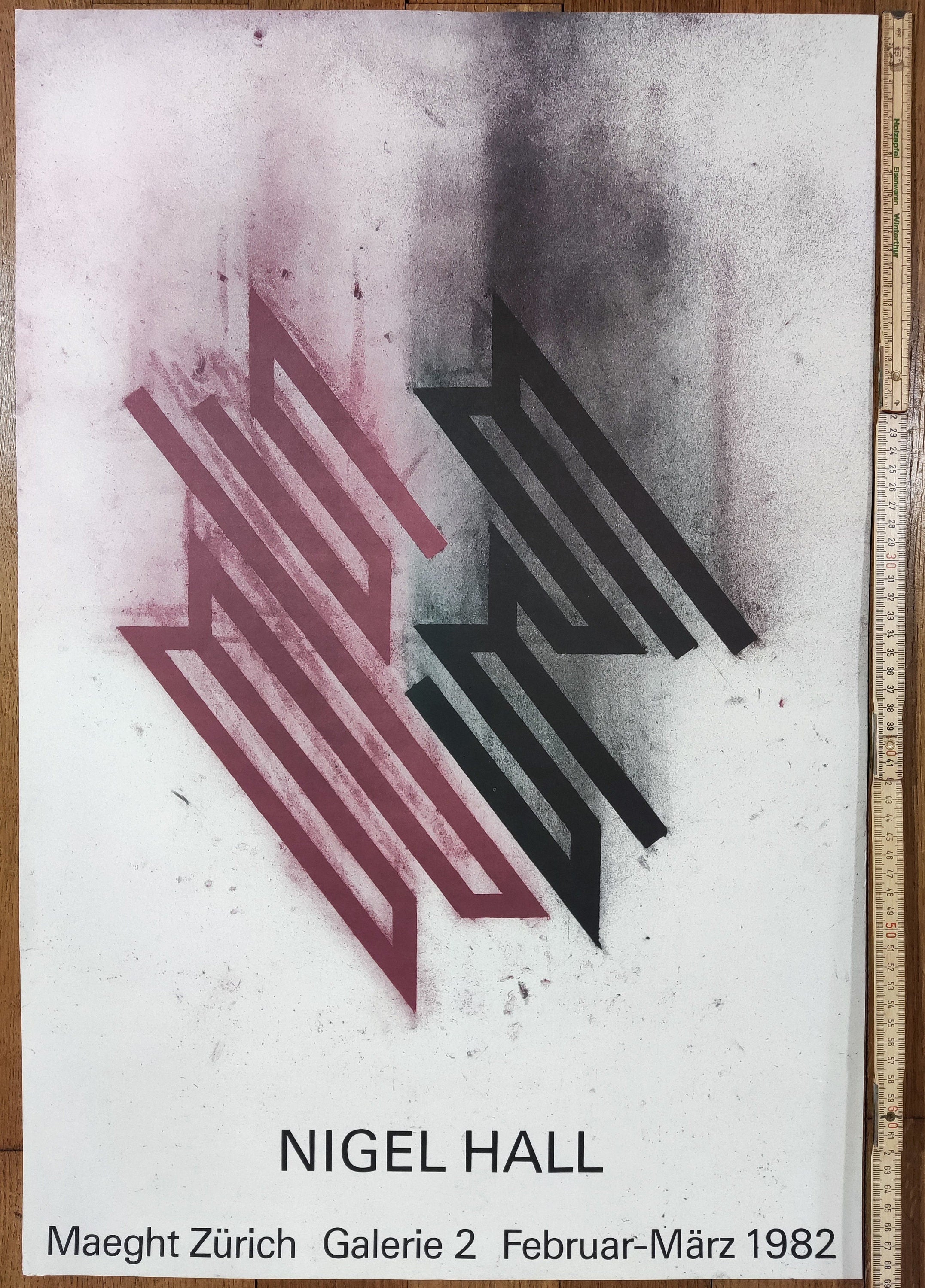 Nigel Hall Original-Kunstposter – 47 × 70 cm