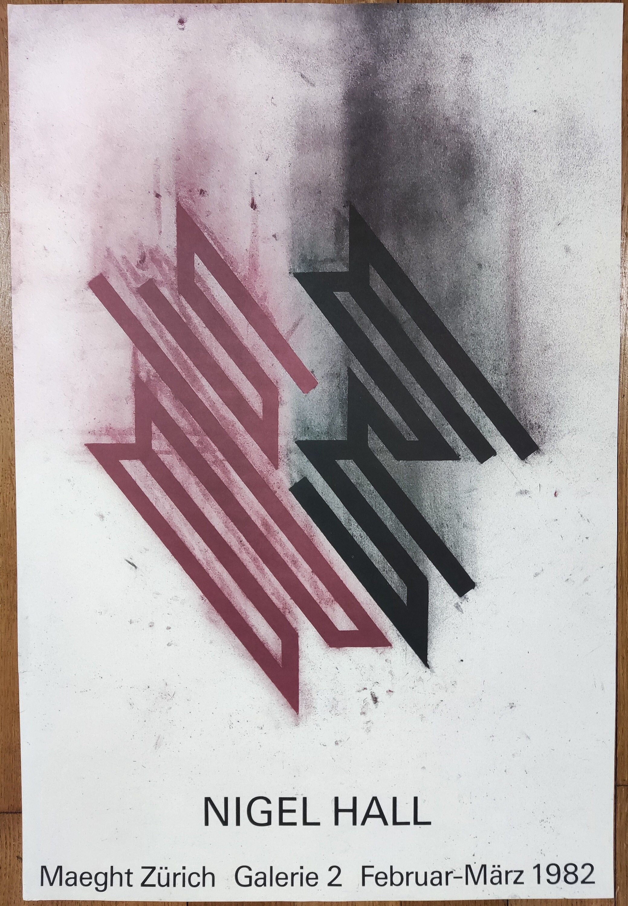 Nigel Hall Original-Kunstposter – 47 × 70 cm