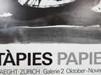 Antoni Tàpies art poster - 19.3"×29.7" (49×75.5cm)