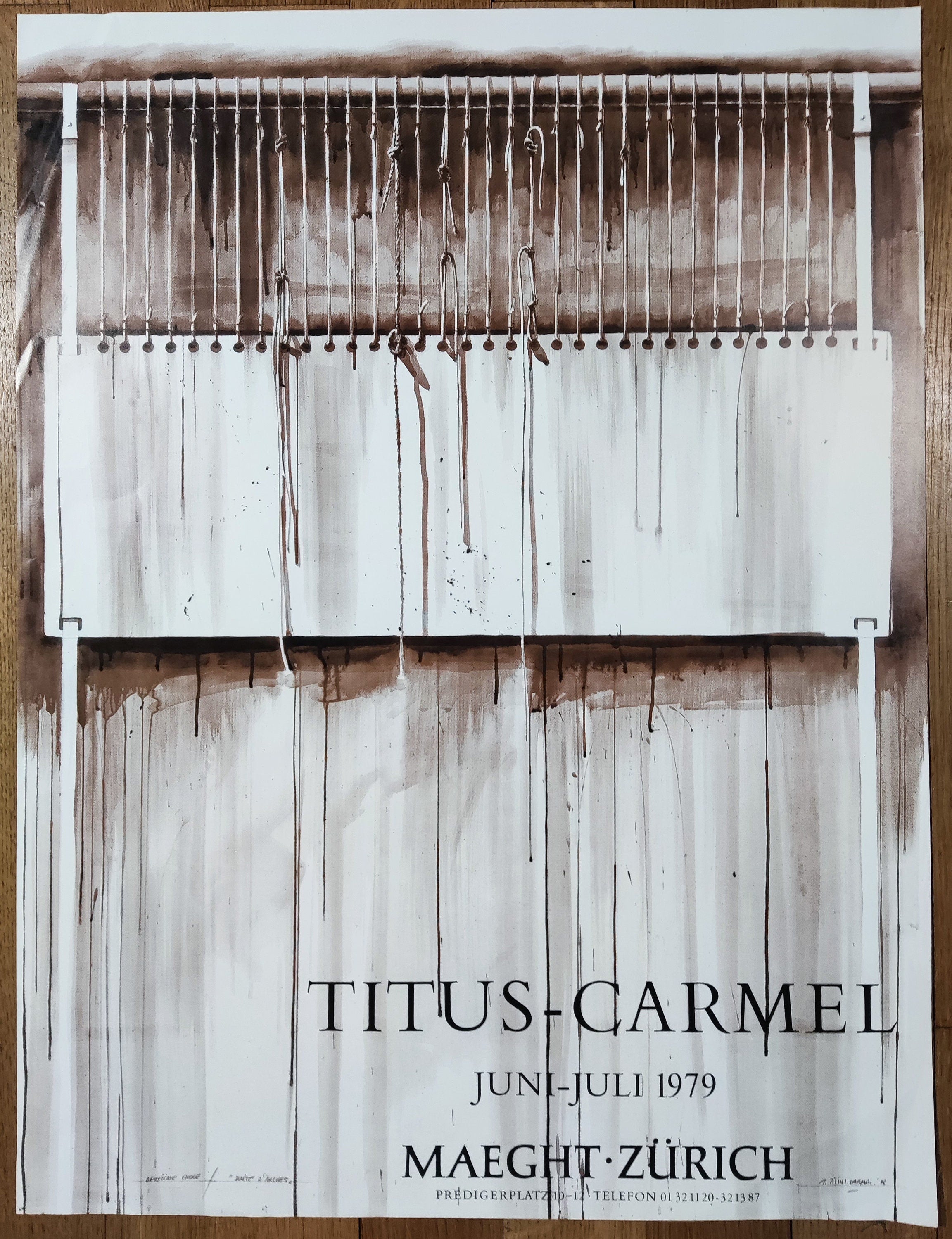 Gérard Titus-Carmel art poster - 21.5"×28.5" (54.5×72.3cm)
