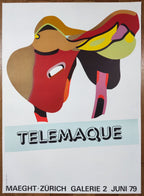 Hervé Télémaque art poster - 20.7"×28.5" (52.5×72.5cm)