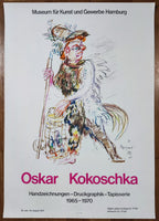 Oskar Kokoschka original art poster - 23.4"×33.1" (59.5×84cm)