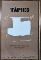 Antoni Tàpies art poster - 23.6"×37.4" (60×95cm)