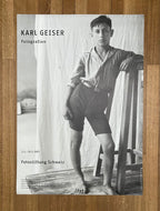 Karl Geiser photo exhibition poster - 35.4"×50.4" (90×128cm)